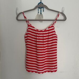 Juicy Culture Red and White Striped Women's Top